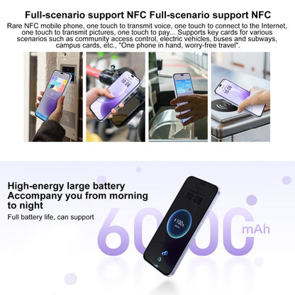 Honor X70i, 8GB+256GB, In-screen Fingerprint, 6.7 inch MagicOS 9.0 Android 15.0 Dimensity 7025 Ultra Octa Core, Network: 5G, OTG, NFC (Purple) - Honor by HONOR | Online Shopping UK | buy2fix