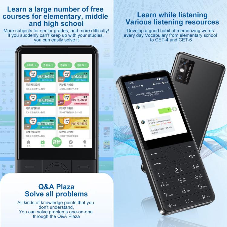 Brand Phone, DOOV Z17 Pro Keypad Phone, 3GB+32GB, 2.8 inch Android 13 Mediatek MT6762 Octa Core, Network: 4G (White) - Other by DOOV | Online Shopping UK | buy2fix