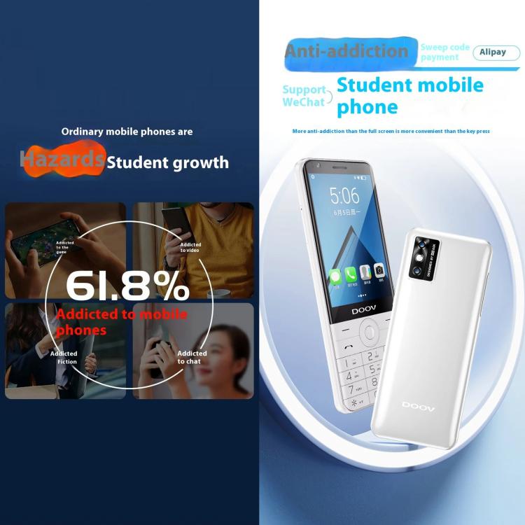 DOOV R17 Pro /  Z17 Keypad Phone, 4GB+64GB, 3.5 inch Android 12 Mediatek MT6761 Quad Core, Network: 4G, Support Google Store (White) - Other by DOOV | Online Shopping UK | buy2fix