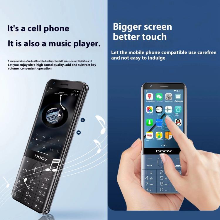 DOOV R17 Pro /  Z17 Keypad Phone, 4GB+64GB, 3.5 inch Android 12 Mediatek MT6761 Quad Core, Network: 4G, Support Google Store (White) - Other by DOOV | Online Shopping UK | buy2fix