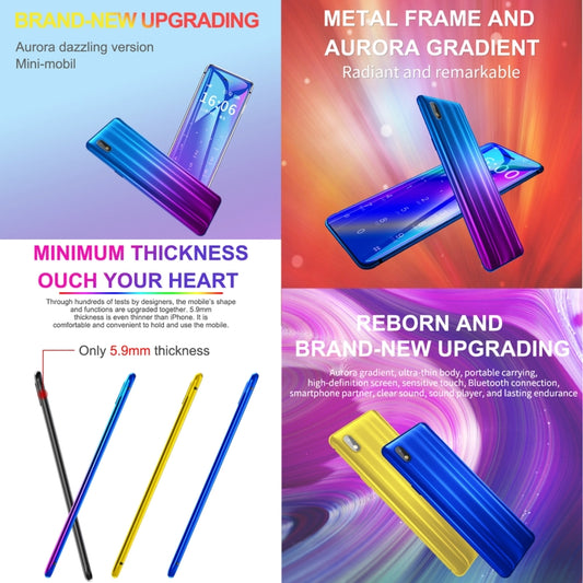 Ulcool V99, 1.54 inch, MTK6261D, Support Bluetooth Sync, Bluetooth Dial, FM, Anti-lost, GSM, Dual SIM (Gradient) - Others by buy2fix | Online Shopping UK | buy2fix