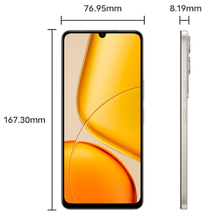 vivo Y50 5G, 4GB+128GB, Face ID / Side Fingerprint, 6.74 inch Android 15 OriginOS 5 Dimensity 6300 Octa Core, OTG, Network: 5G (Gold) - vivo by vivo | Online Shopping UK | buy2fix