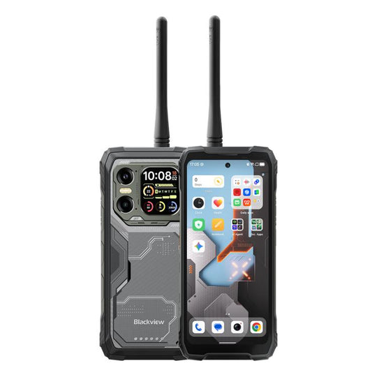 Blackview XPLORE 1 Walkie Talkie Rugged Phone, 12GB+256GB, 6.78 inch Android 15 Dimensity 7050 MT8791V/HZA Octa Core, Network: 5G, OTG, NFC (Black)