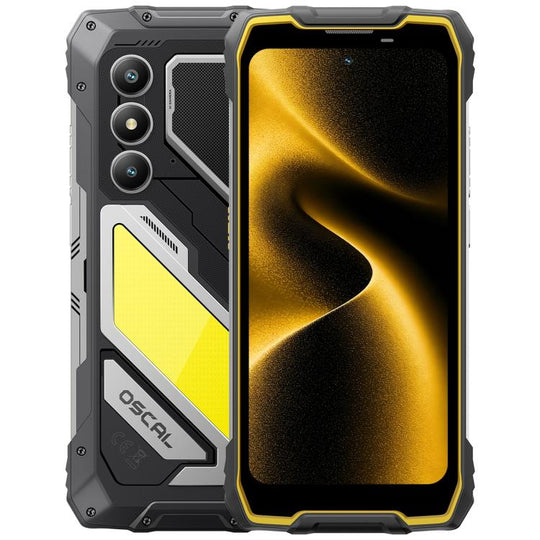 Blackview Oscal Pilot 5 5G Rugged Phone, 8GB+256GB, 6.67 inch Android 16 UMS9620 T8100 Octa Core, Network: 5G, OTG, NFC (Yellow)