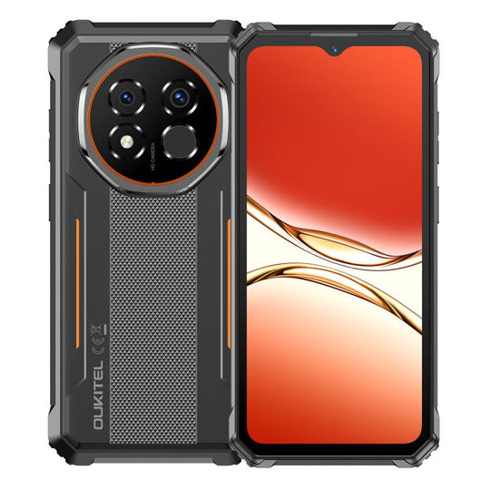 Oukitel G6 Rugged Phone, 4GB+128GB, Fingerprint Identification, 10600mAh Battery, 6.52 inch Android 16.0 Unisoc T615 Octa Core, NFC, OTG, Network: 4G (Orange)