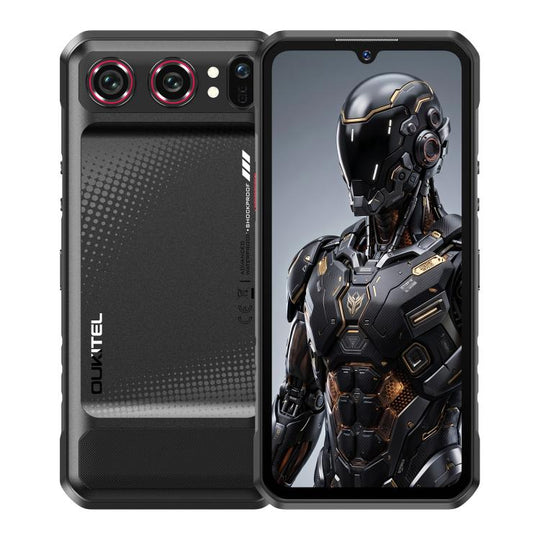 Oukitel WP68 Air 5G Rugged Phone, 12GB+512GB, Night Vision, Fingerprint Identification, 6.88 inch Android 16 MediaTek Dimensity 7025 Octa Core, NFC, OTG, Network: 5G (Black)