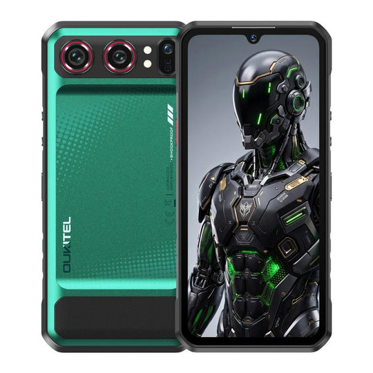 Oukitel WP68 Air 5G Rugged Phone, 12GB+512GB, Night Vision, Fingerprint Identification, 6.88 inch Android 16 MediaTek Dimensity 7025 Octa Core, NFC, OTG, Network: 5G (Green)
