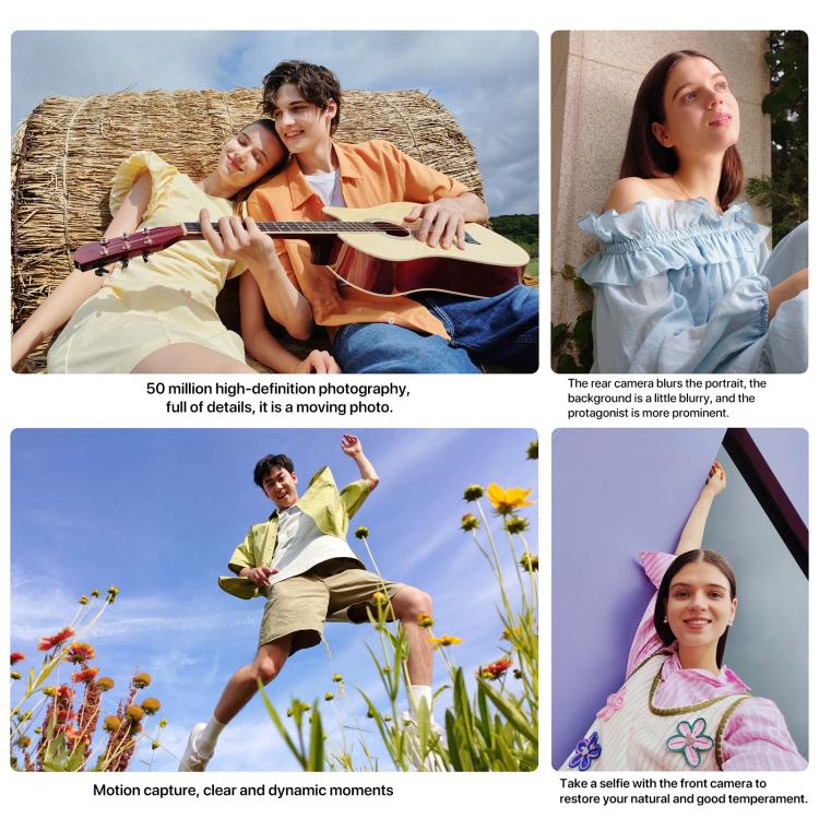 HUAWEI Enjoy 70X Vitality Edition, 8GB+128GB, Screen Fingerprint Identification, 6.78 inch HarmonyOS 4.2 Octa Core, OTG, Not Support Google Play (Black) - Huawei Mate & P by Huawei | Online Shopping UK | buy2fix