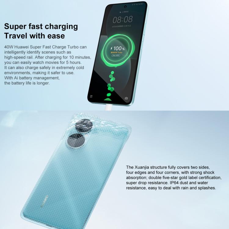 HUAWEI Enjoy 80, 8GB+512GB, Side Fingerprint, 6.67 inch HarmonyOS 4.0, OTG, Not Support Google Play (White) - Huawei Mate & P by Huawei | Online Shopping UK | buy2fix