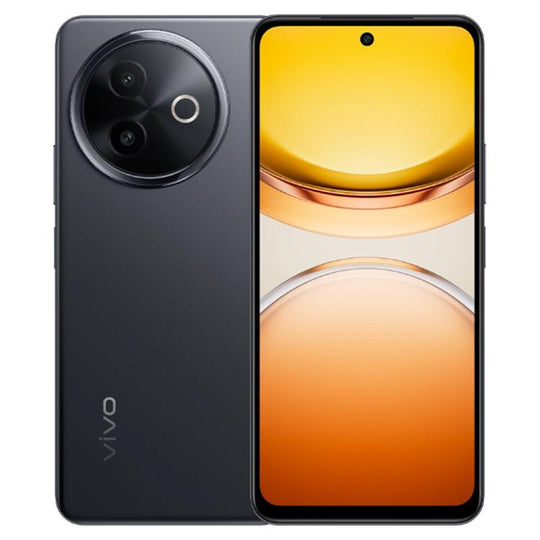 vivo Y300i, 8GB+256GB, Face ID / Side Fingerprint, 6.68 inch Android 15 OriginOS 5 Snapdragon 4 Gen 2 Octa Core, OTG, NFC, Network: 5G (Black)