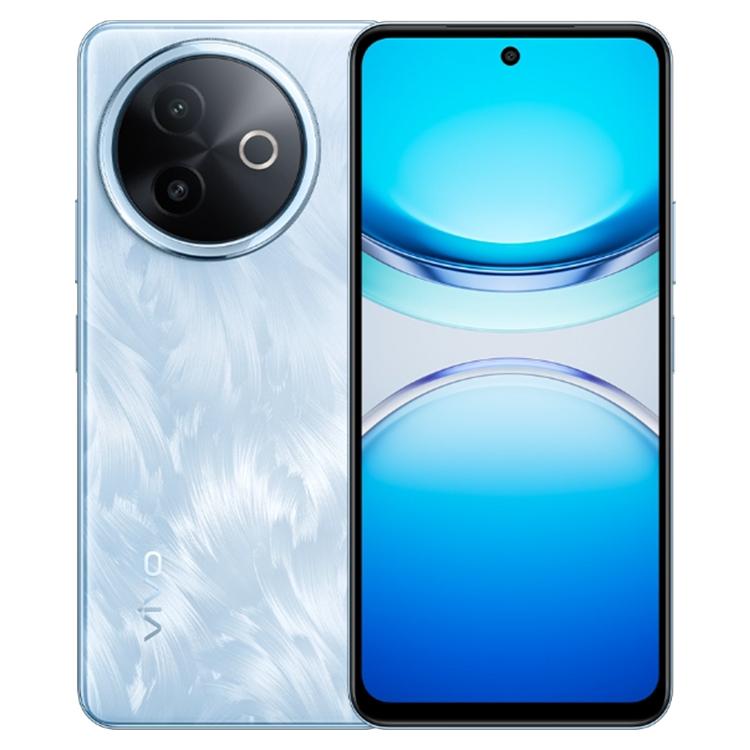 vivo Y300i, 8GB+256GB, Face ID / Side Fingerprint, 6.68 inch Android 15 OriginOS 5 Snapdragon 4 Gen 2 Octa Core, OTG, NFC, Network: 5G (Blue) - vivo by vivo | Online Shopping UK | buy2fix