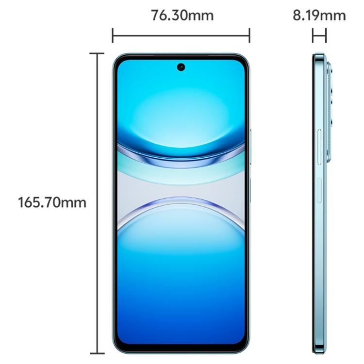 vivo Y300t, 8GB+128GB, Face ID / Side Fingerprint,  6.72 inch Android 15 OriginOS 5 Dimensity 7300 Octa Core, OTG, NFC, Network: 5G (Aqua Blue) - vivo by vivo | Online Shopping UK | buy2fix