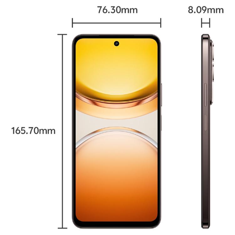 vivo Y300t, 12GB+256GB, Face ID / Side Fingerprint,  6.72 inch Android 15 OriginOS 5 Dimensity 7300 Octa Core, OTG, NFC, Network: 5G (Coffee) - vivo by vivo | Online Shopping UK | buy2fix
