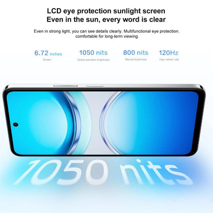 vivo Y300t, 12GB+256GB, Face ID / Side Fingerprint,  6.72 inch Android 15 OriginOS 5 Dimensity 7300 Octa Core, OTG, NFC, Network: 5G (White) - vivo by vivo | Online Shopping UK | buy2fix