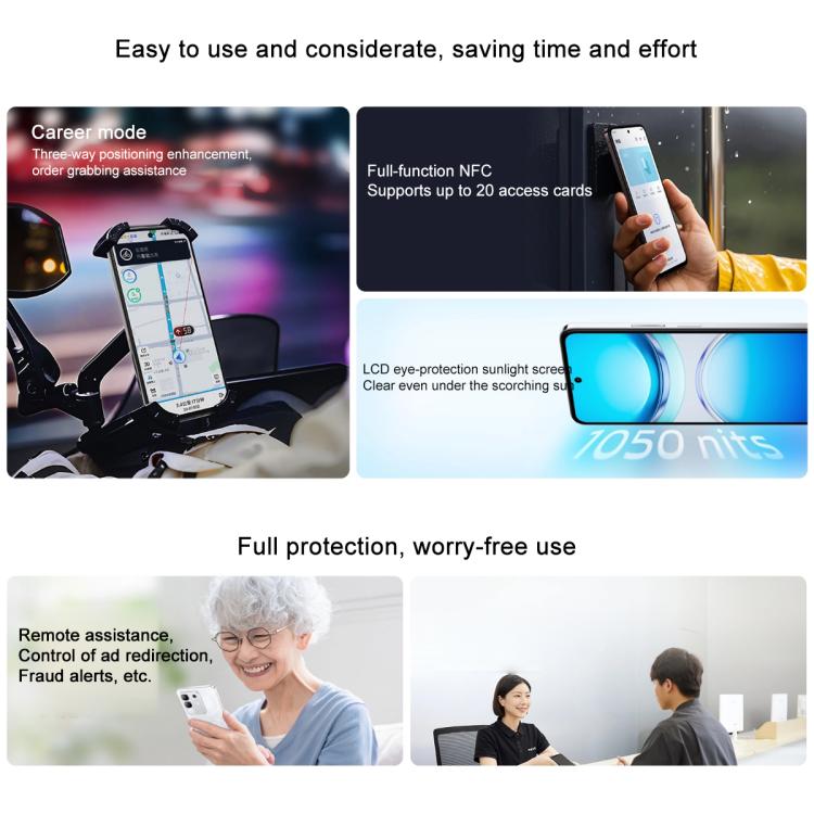 vivo Y300t, 12GB +512GB, Face ID / Side Fingerprint,  6.72 inch Android 15 OriginOS 5 Dimensity 7300 Octa Core, OTG, NFC, Network: 5G (Aqua Blue) - vivo by vivo | Online Shopping UK | buy2fix