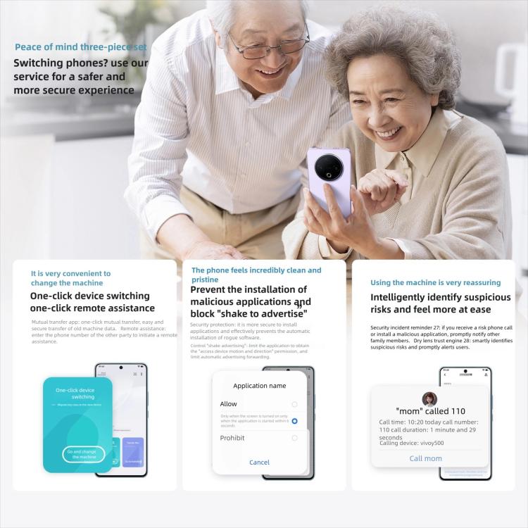 vivo Y500, 8GB+128GB, 6.77 inch Android 15 OriginOS 5 Dimensity 7300 Octa Core, OTG, NFC, Network: 5G (Black) - vivo by vivo | Online Shopping UK | buy2fix