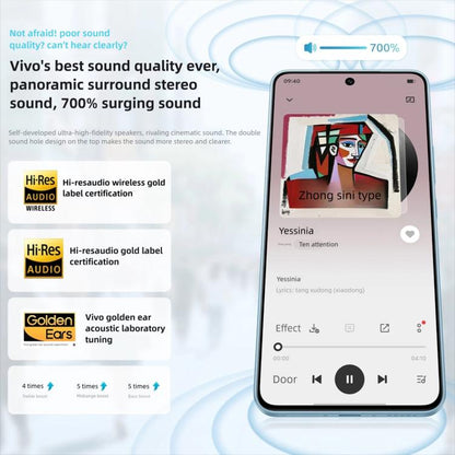vivo Y500, 8GB+128GB, 6.77 inch Android 15 OriginOS 5 Dimensity 7300 Octa Core, OTG, NFC, Network: 5G (Blue) - vivo by vivo | Online Shopping UK | buy2fix