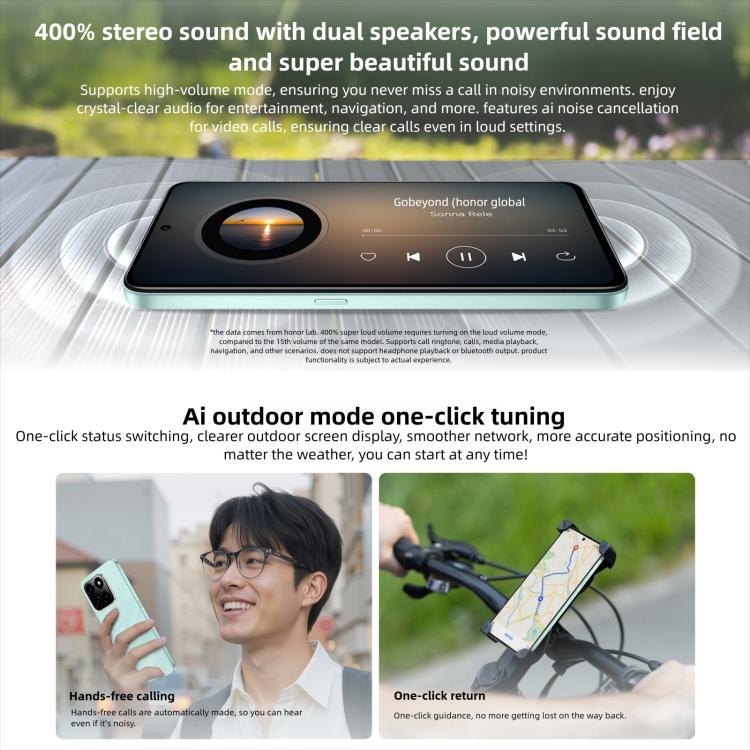 Honor Play10T, 8GB+128GB, Side Fingerprint, 6.8 inch Android 15 Magic OS 9.0 Snapdragon 6s Gen 3 Octa Core, Network: 5G (Black) - Honor by HONOR | Online Shopping UK | buy2fix