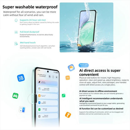 Honor Play10T, 8GB+256GB, Side Fingerprint, 6.8 inch Android 15 Magic OS 9.0 Snapdragon 6s Gen 3 Octa Core, Network: 5G (Cyan) - Honor by HONOR | Online Shopping UK | buy2fix