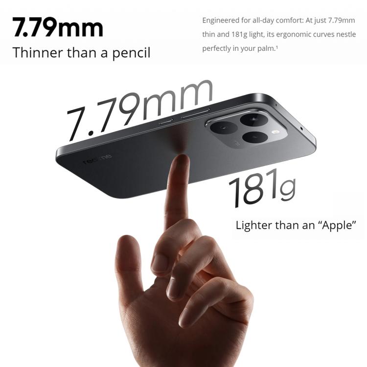 Realme 15T, 8GB+128GB, Screen Fingerprint Identification, 6.57 inch Realme UI 6.0 Android 15 MediaTek Dimensity 6400 Max Octa Core, NFC, Network: 5G (White) - OPPO by Realme | Online Shopping UK | buy2fix