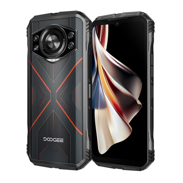 [HK Warehouse] DOOGEE S Cyber, 8GB+256GB, 6.58 inch Android 14 Spreadtrum T606 Octa Core, Network: 4G, OTG, NFC (Black Red) - DOOGEE by DOOGEE | Online Shopping UK | buy2fix