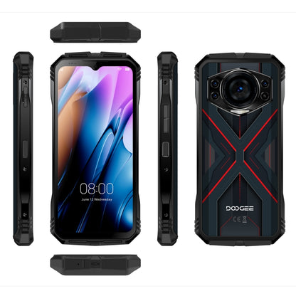 [HK Warehouse] DOOGEE S Cyber, 8GB+256GB, 6.58 inch Android 14 Spreadtrum T606 Octa Core, Network: 4G, OTG, NFC (Black Red) - DOOGEE by DOOGEE | Online Shopping UK | buy2fix