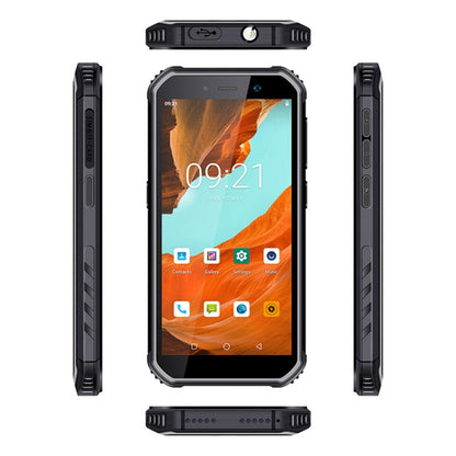 UNIWA F963 Pro Rugged Smart Phone, 4GB+64GB, 5.5 inch Android 13, Unisoc T606 Octa Core, NFC, Fingerprint Unlock, 4G Network, US Plug (Black Grey) - UNIWA by UNIWA | Online Shopping UK | buy2fix