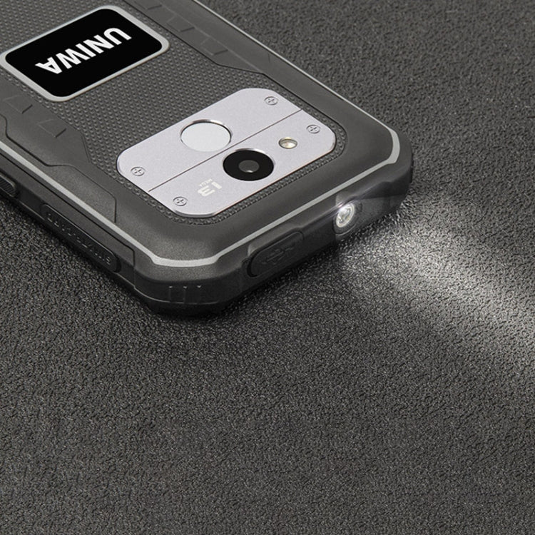 UNIWA F963 Pro Rugged Smart Phone, 4GB+64GB, 5.5 inch Android 13, Unisoc T606 Octa Core, NFC, Fingerprint Unlock, 4G Network, US Plug (Black Grey) - UNIWA by UNIWA | Online Shopping UK | buy2fix