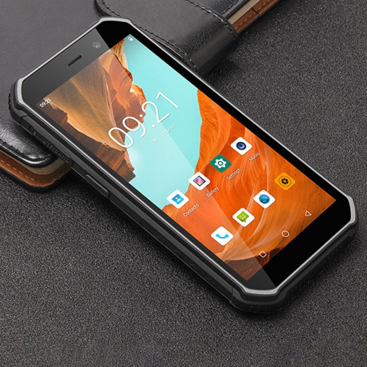 UNIWA F963 Pro Rugged Smart Phone, 4GB+64GB, 5.5 inch Android 13, Unisoc T606 Octa Core, NFC, Fingerprint Unlock, 4G Network, US Plug (Black Grey) - UNIWA by UNIWA | Online Shopping UK | buy2fix