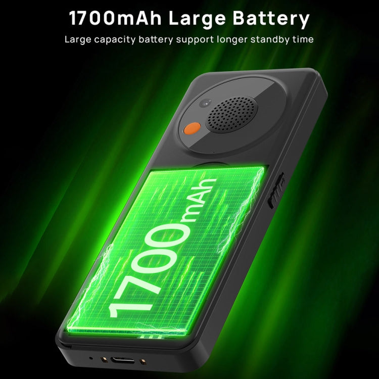 UNIWA V2000 Elder Keypad Phone, 2.4 inch Unisoc T107, 1700mAh Battery, LED Flashlight, SOS, Network: 4G, US Plug (Black) - UNIWA by UNIWA | Online Shopping UK | buy2fix