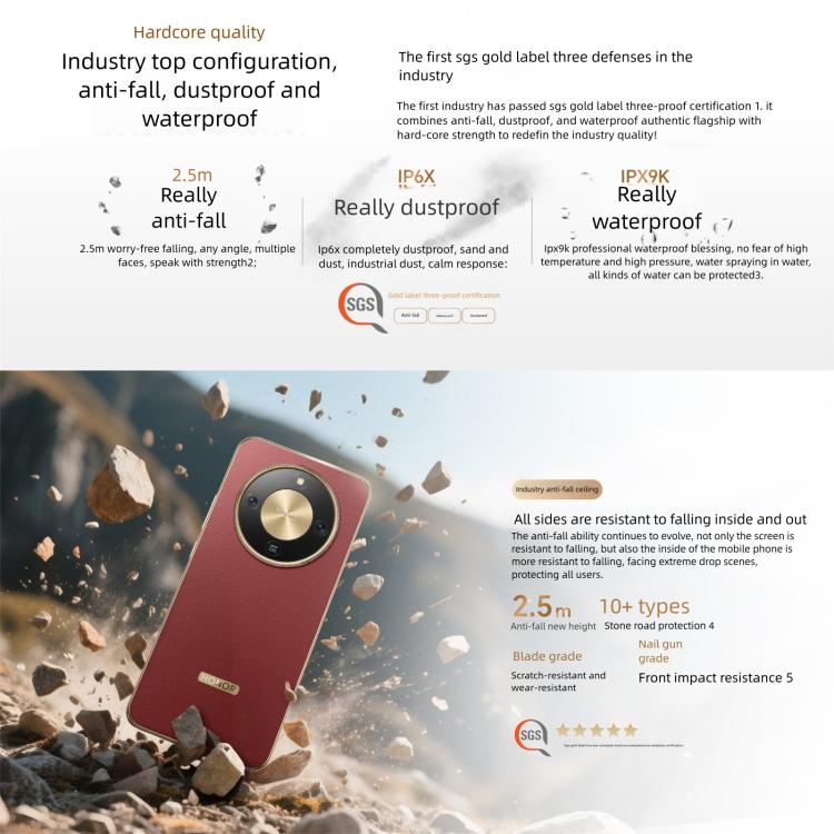 Honor X70, 8GB+128GB, Screen Fingerprint, 6.79 inch MagicOS 9.0 Snapdragon 6 Gen 4 Octa Core, Network: 5G, OTG, NFC, Support Google Play (Black) - Honor by HONOR | Online Shopping UK | buy2fix