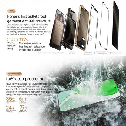 Honor X70, 8GB+128GB, Screen Fingerprint, 6.79 inch MagicOS 9.0 Snapdragon 6 Gen 4 Octa Core, Network: 5G, OTG, NFC, Support Google Play (White) - Honor by HONOR | Online Shopping UK | buy2fix