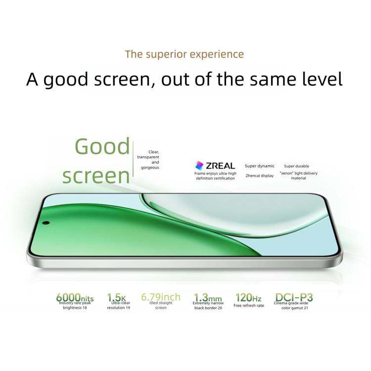 Honor X70, 8GB+128GB, Screen Fingerprint, 6.79 inch MagicOS 9.0 Snapdragon 6 Gen 4 Octa Core, Network: 5G, OTG, NFC, Support Google Play (White) - Honor by HONOR | Online Shopping UK | buy2fix