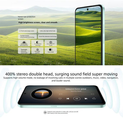 Honor Play 70 Plus, 12GB+256GB, Side Fingerprint, 6.77 inch MagicOS 9.0 Snapdragon 6s Gen 3 Octa Core, Network: 5G, NFC, OTG, Not Support Google Play (Cyan) - Honor by HONOR | Online Shopping UK | buy2fix