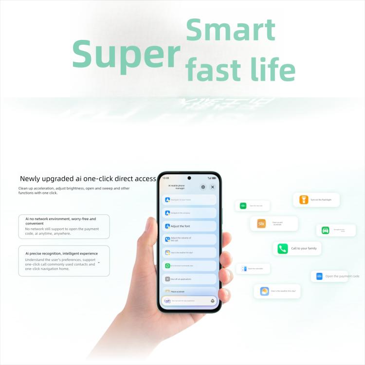 Honor Play10C, 8GB+256GB, Side Fingerprint, 6.61 inch MagicOS 9.0 Android 15 Dimensity 6300 Octa Core, Network: 5G, OTG (Black) - Honor by HONOR | Online Shopping UK | buy2fix