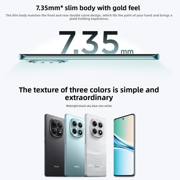 Xiaomi Redmi Note 15 5G, 8GB+128GB, 6.77 inch Xiaomi HyperOS 2 Snapdragon 6 Gen 3 Octa Core, Network: 5G (Black) - Xiaomi Redmi by Xiaomi | Online Shopping UK | buy2fix