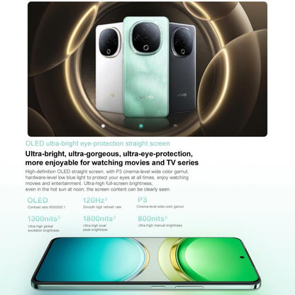 vivo Y300, 8GB+256GB, Face ID / Screen Fingerprint Identification, 6.77 inch Android 15 OriginOS 5 Dimensity 6300 Octa Core, OTG, Network: 5G (Cyan) - vivo by vivo | Online Shopping UK | buy2fix