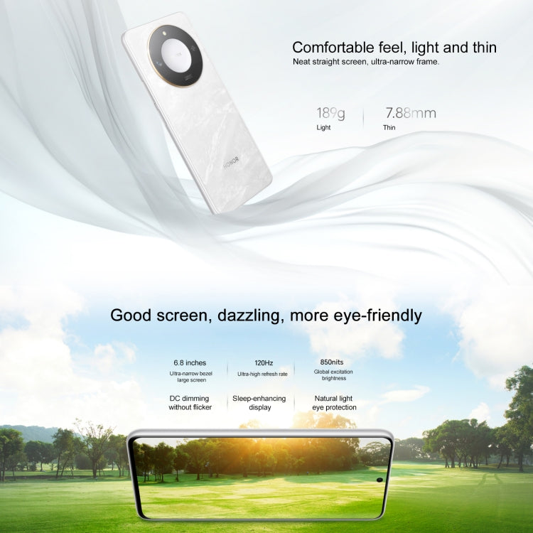 Honor X60, 8GB+128GB, Side Fingerprint, 6.8 inch MagicOS 8.0 Dimensity 7025-Ultra Octa Core, Network: 5G, OTG, Support Google Play (Black) - Honor by HONOR | Online Shopping UK | buy2fix