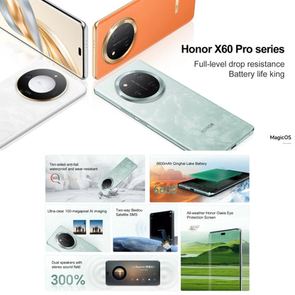 Honor X60 Pro, 8GB+128GB, Screen Fingerprint, 6.78 inch MagicOS 8.0 Snapdragon 6 Gen1 Octa Core, Network: 5G, OTG, Support Google Play (Orange) - Honor by HONOR | Online Shopping UK | buy2fix