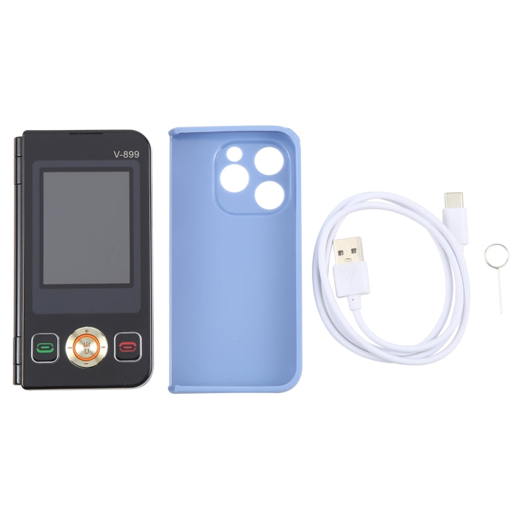 SOYES V-899, 32MB+64MB, 2.4 inch + 2.8 inch Display MTK6261D CPU, BT 3.0, Network: 2G, Dual SIM (Black) - SOYES by SOYES | Online Shopping UK | buy2fix