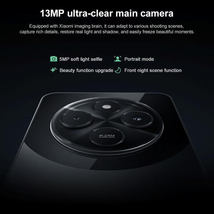 Xiaomi Redmi 14C, 4GB+64GB, 6.88 inch Xiaomi HyperOS MediaTek Helio G81-Ultra Octa Core, Network: 4G, Not Support Google Play Store(Black) - Xiaomi Redmi by Xiaomi | Online Shopping UK | buy2fix