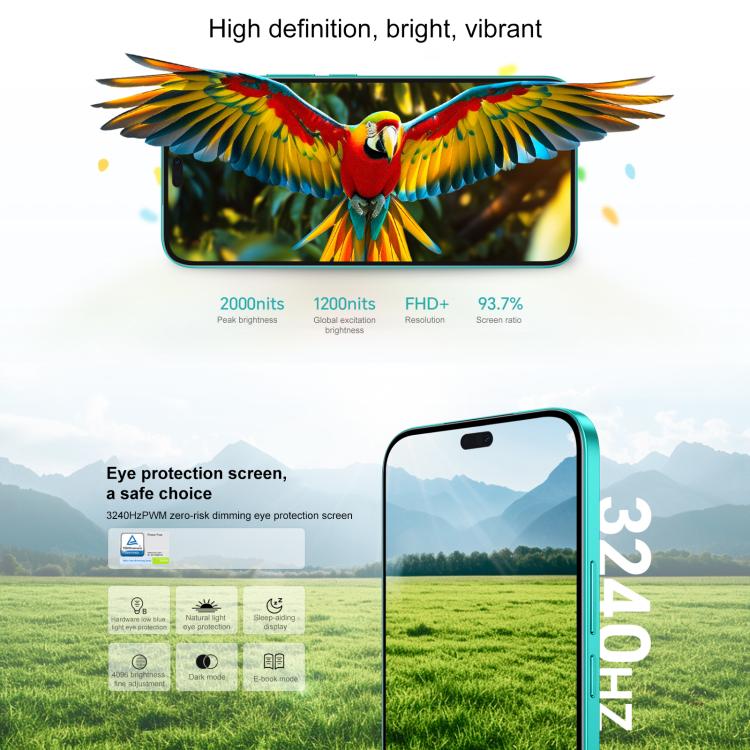Honor Play9T Pro, 8GB+256GB, Screen Fingerprint, 6.7 inch MagicOS 8.0 Android 14.0 Dimensity 6080 Octa Core, Network: 5G, OTG, Not Support Google Play (White) - Honor by HONOR | Online Shopping UK | buy2fix
