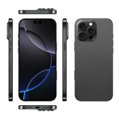 i16 Pro Max / A08A, 3GB+64GB, 6.73 inch Screen, Face Identification, Android 8.1 MTK6753 Octa Core, Network: 4G, Dual SIM, AU Plug (Black) -  by buy2fix | Online Shopping UK | buy2fix