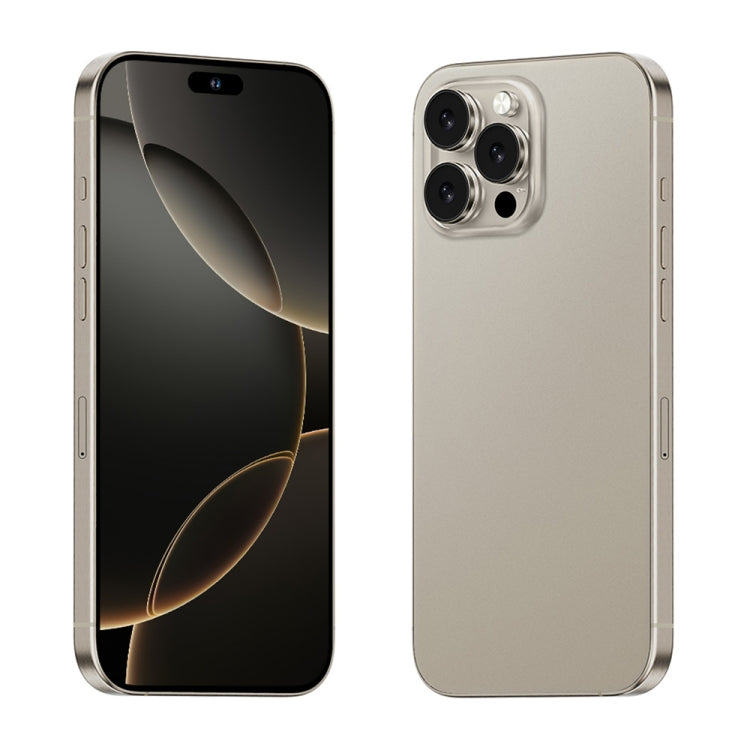 i16 Pro Max / A08A, 3GB+64GB, 6.73 inch Screen, Face Identification, Android 8.1 MTK6753 Octa Core, Network: 4G, Dual SIM, UK Plug (Grey) -  by buy2fix | Online Shopping UK | buy2fix