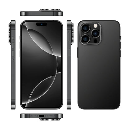 i16 Pro Max / Q5, 2GB+16GB, 6.5 inch Screen, Face Identification, Android 8.1 MTK6580P Quad Core, Network: 3G, Dual SIM, AU Plug (Black) -  by buy2fix | Online Shopping UK | buy2fix