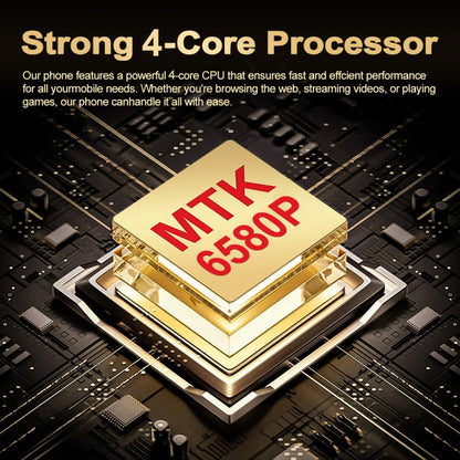 i16 Pro Max / Q5, 2GB+16GB, 6.5 inch Screen, Face Identification, Android 8.1 MTK6580P Quad Core, Network: 3G, Dual SIM, AU Plug (Gold) -  by buy2fix | Online Shopping UK | buy2fix