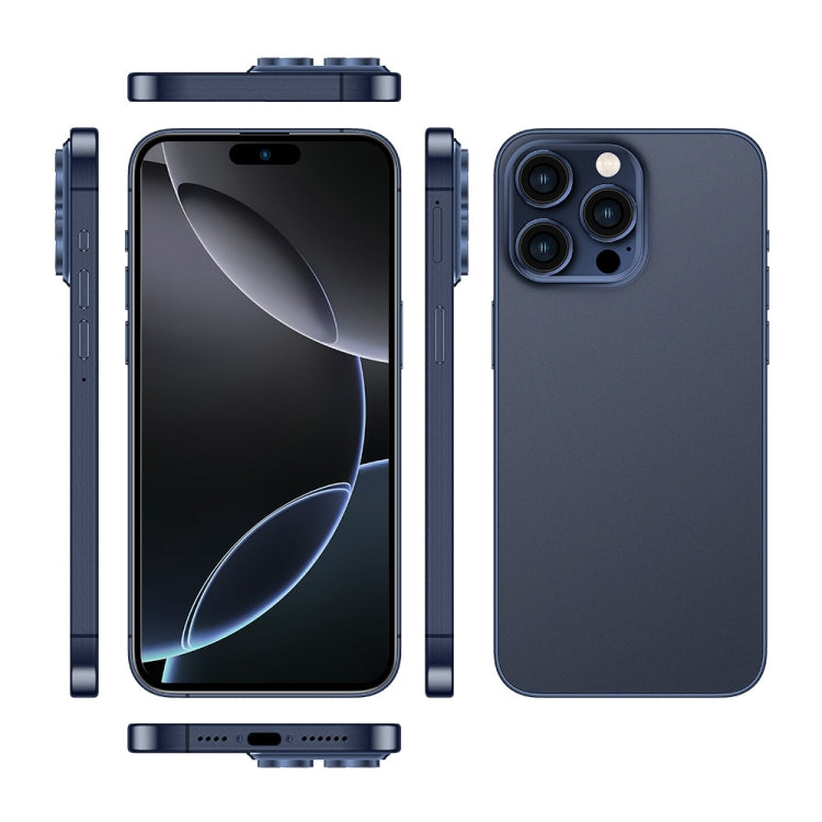 i16 Pro Max / Q5, 2GB+16GB, 6.5 inch Screen, Face Identification, Android 8.1 MTK6580P Quad Core, Network: 3G, Dual SIM, EU Plug (Blue) -  by buy2fix | Online Shopping UK | buy2fix