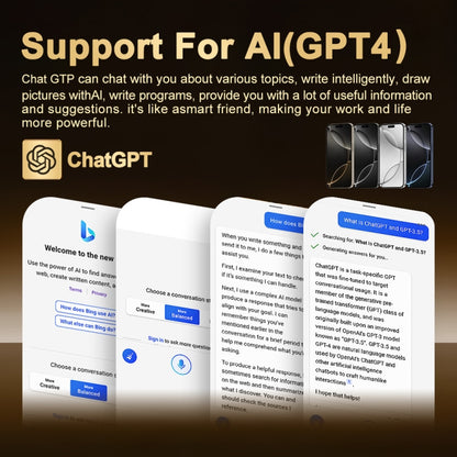 i16 Pro Max / Q5, 2GB+16GB, 6.5 inch Screen, Face Identification, Android 8.1 MTK6580P Quad Core, Network: 3G, Dual SIM, EU Plug (Black) -  by buy2fix | Online Shopping UK | buy2fix