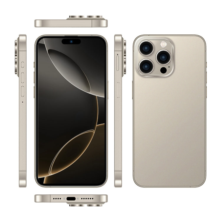 i16 Pro Max / Q5, 2GB+16GB, 6.5 inch Screen, Face Identification, Android 8.1 MTK6580P Quad Core, Network: 3G, Dual SIM, US Plug (Gold) -  by buy2fix | Online Shopping UK | buy2fix