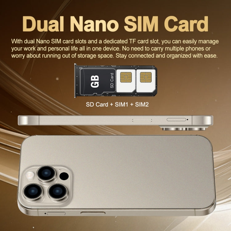 i16 Pro Max / Q5A, 6GB+128GB, 6.5 inch Screen, Face Identification, Android 10 MTK6762 Octa Core, OTG, NFC, Network: 4G, Dual SIM, AU Plug (Grey) -  by buy2fix | Online Shopping UK | buy2fix